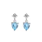 Orecchini Princess Cuore Acquamarina Donna Amen Orecchini Princess Cuore Acquamarina Donna Amen