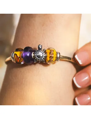 Charm Tartaruga Portafortuna argento TAGBE-40141 Donna Trollbeads