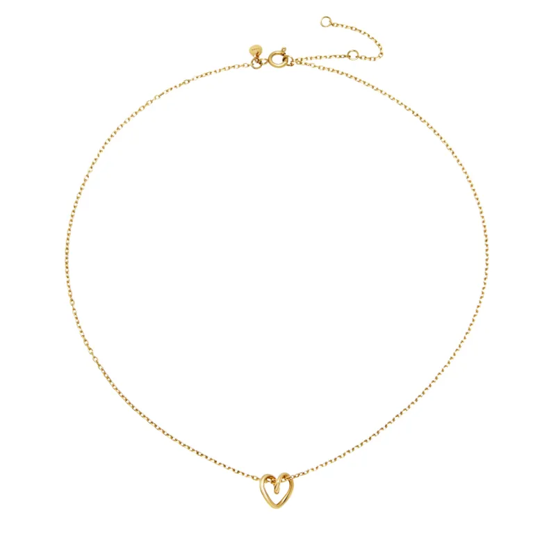 Collana B&ME Dorata con Cuore Donna Breil Collana B&ME Dorata con Cuore Donna Breil