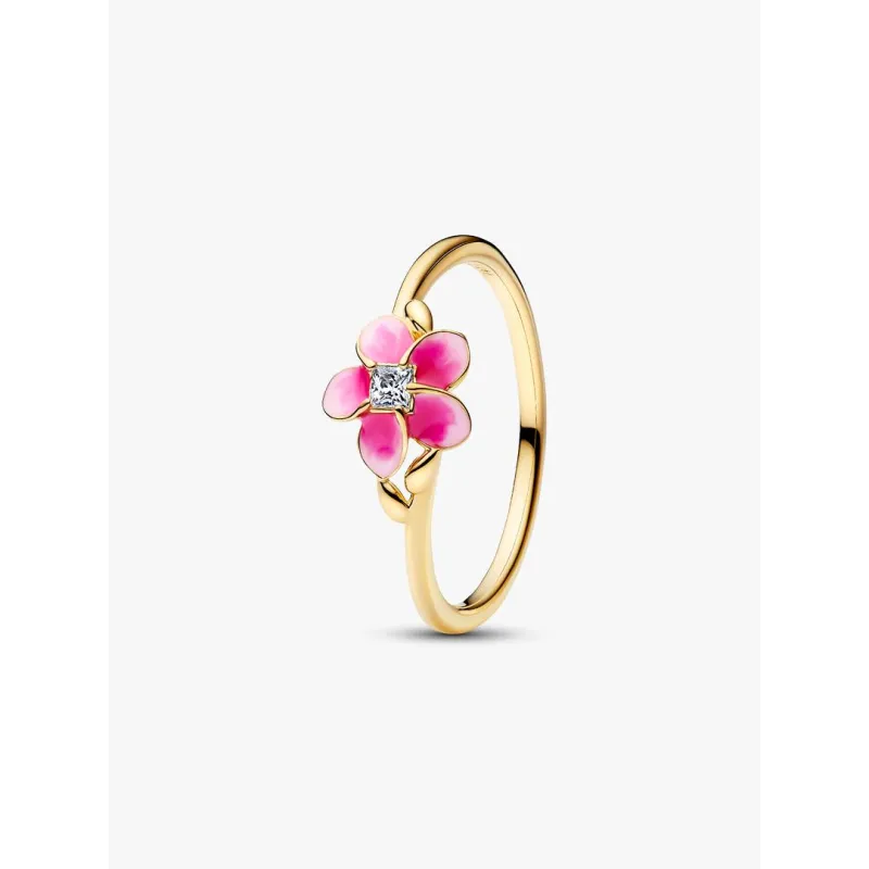 Anello Dorato Principesse Disney, Vaiana, Fiore m.56 Donna Pandora
