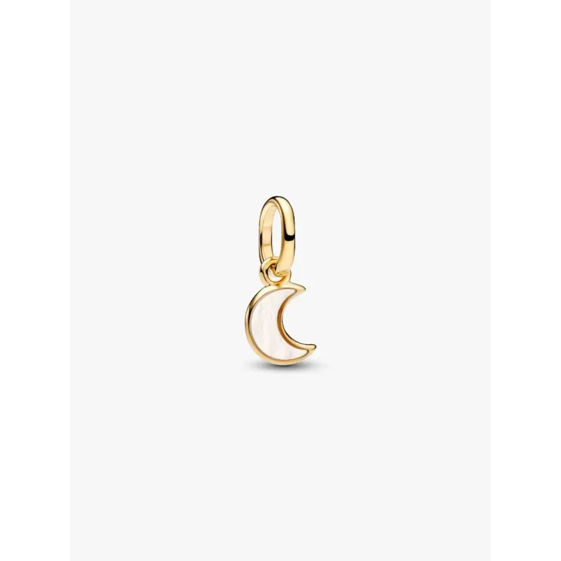 Charm Mini Pendente Luna Crescente Bianca Pandora ME Charm Mini Pendente Luna Crescente Bianca Pandora ME