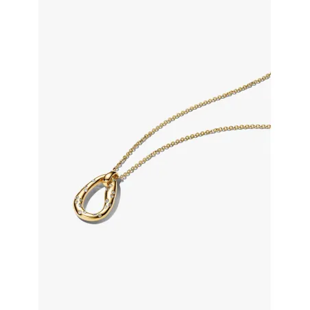 Collana Ovale Linea Sinuosa con Pietre Luminose Donna Pandora - category_name - XDMG De Marchi Gianotti
