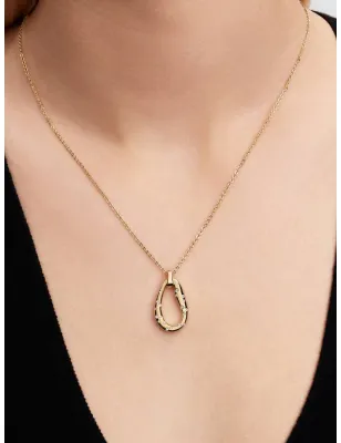 Collana Ovale Linea Sinuosa con Pietre Luminose Donna Pandora - category_name - XDMG De Marchi Gianotti