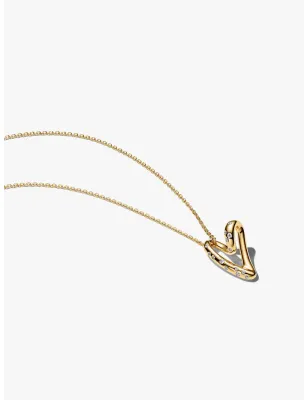Collana Cuore Linea Sinuosa con Pietre Luminose Donna Pandora - category_name - XDMG De Marchi Gianotti