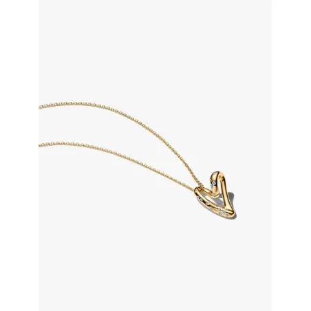 Collana Cuore Linea Sinuosa con Pietre Luminose Donna Pandora - category_name - XDMG De Marchi Gianotti