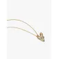 Collana Cuore Linea Sinuosa con Pietre Luminose Donna Pandora Collana Cuore Linea Sinuosa con Pietre Luminose Donna Pandora