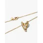 Collana Cuore Linea Sinuosa con Pietre Luminose Donna Pandora Collana Cuore Linea Sinuosa con Pietre Luminose Donna Pandora