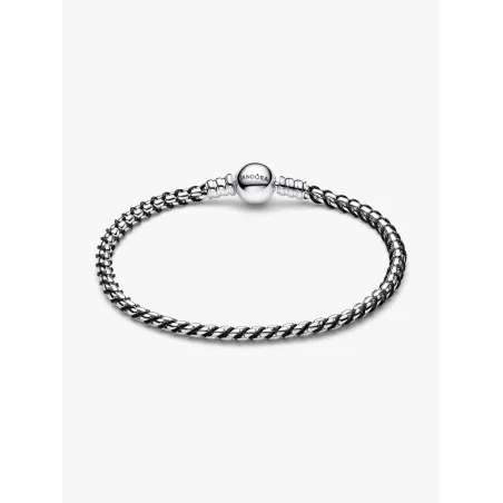 Bracciale Intreccio Tessuto Nero cm.17 Donna Pandora