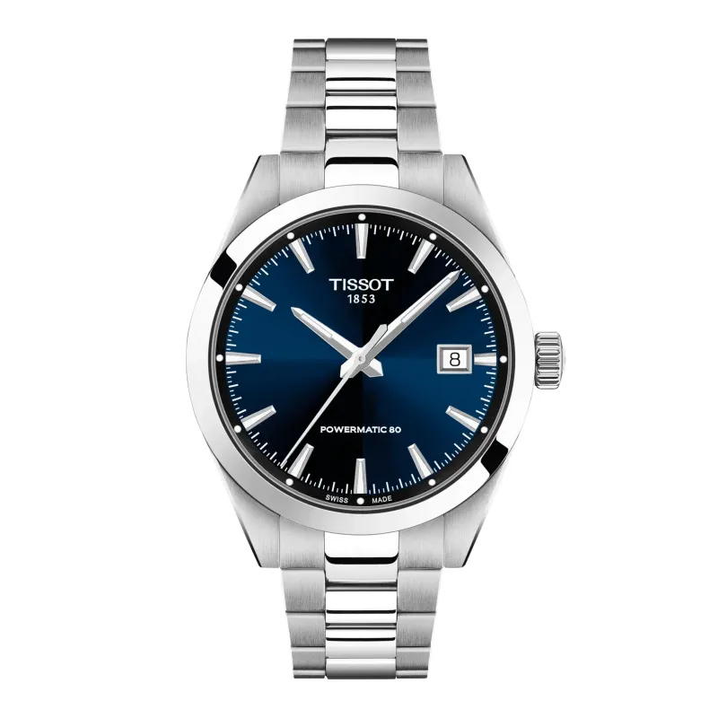 Orologio Powermatic 80 blu 38mm T165.807.11.041.00 Uomo Tissot