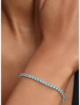 Bracciale Tennis Critalli Azzurri cm.20 Donna Pandora - category_name - XDMG De Marchi Gianotti
