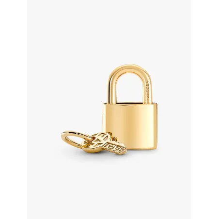 Charm Pendente Lucchetto e Chiave dell'Amore Donna Pandora