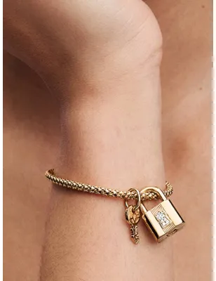 Charm Pendente Lucchetto e Chiave dell'Amore Donna Pandora - category_name - XDMG De Marchi Gianotti