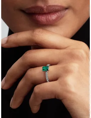 Anello Taglio Baguette Verde mis.52 Donna Pandora - category_name - XDMG De Marchi Gianotti