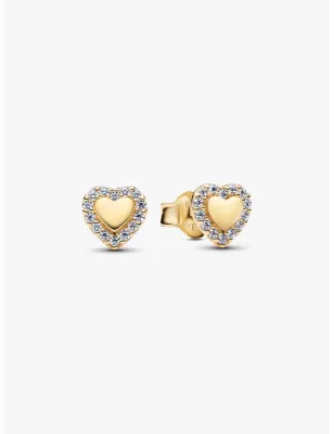 Orecchini Dorati Cuore e Pavè Donna Pandora - category_name - XDMG De Marchi Gianotti
