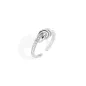 Anello Nodo d'Amore in Ottone con Zirconi m.16 Donna Amen Anello Nodo d'Amore in Ottone con Zirconi m.16 Donna Amen