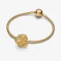 Charm Rosa Grande Placcatura Oro 14k Donna Pandora