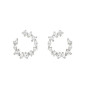 Orecchini a Cerchio Colour Wave Pietre Bianche Donna Nomination Orecchini a Cerchio Colour Wave Pietre Bianche Donna Nomination