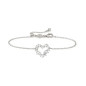 Bracciale Colour Wave Cuore Pietre Bianche Donna Nomination Bracciale Colour Wave Cuore Pietre Bianche Donna Nomination