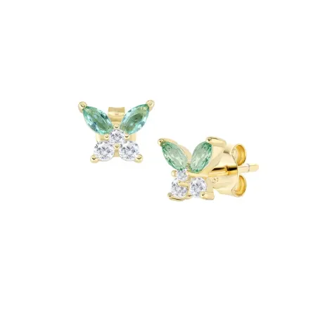 Orecchini Petali Verde Acqua Dorati Donna Amen - category_name - XDMG De Marchi Gianotti