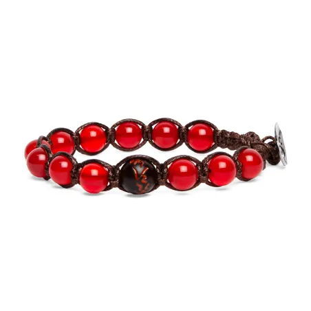 Bracciale Cinque Elementi Fuoco rosso BHS906-124 Tamashii - category_name - XDMG De Marchi Gianotti