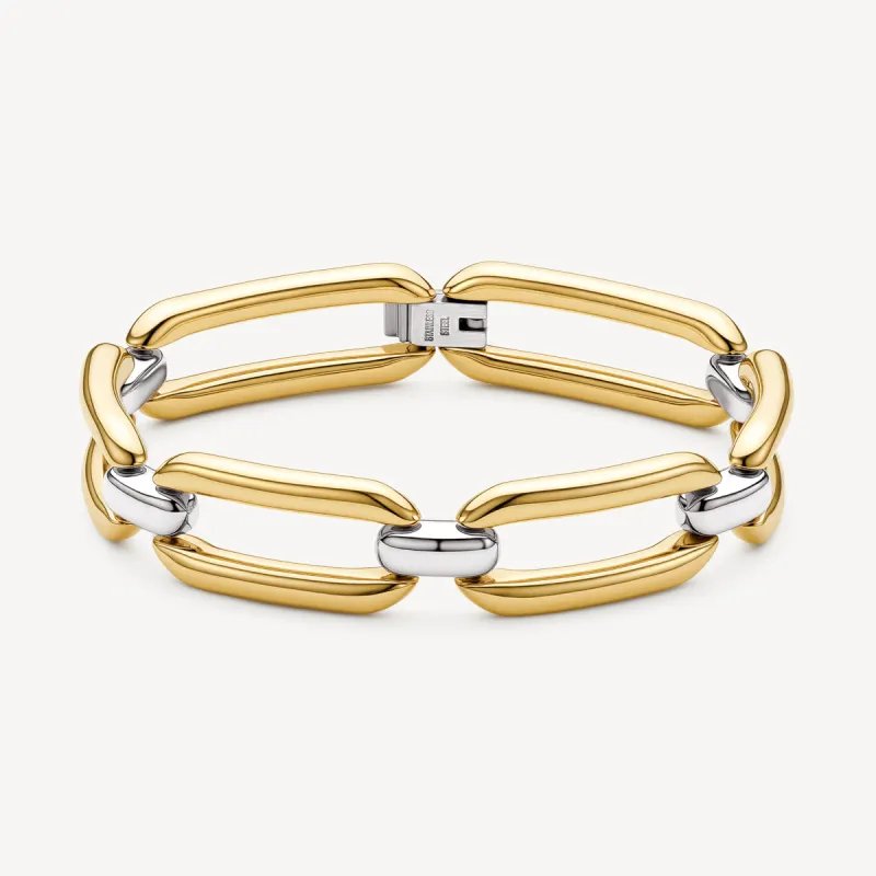Bracciale Dorato Emphasis Maglie Allungate Donna Brosway Bracciale Dorato Emphasis Maglie Allungate Donna Brosway