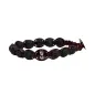 Bracciale Cinque Elementi Acqua lava nera BHS906-98 Tamashii Bracciale Cinque Elementi Acqua lava nera BHS906-98 Tamashii