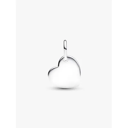 Charm Pendente Cuore Pietra Rosso Scuro Gennaio Donna Pandora