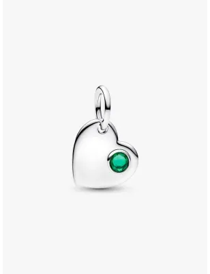Charm Pendente Cuore Pietra Verde Scuro Maggio Donna Pandora - category_name - XDMG De Marchi Gianotti