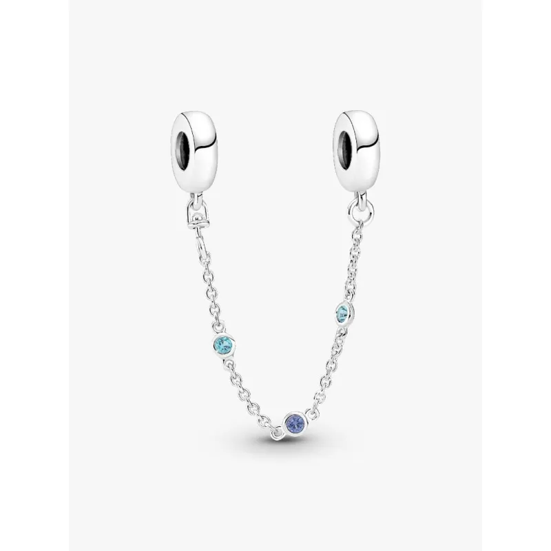Catena di Sicurezza Pietre Blu Donna Pandora