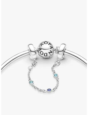 Catena di Sicurezza Pietre Blu Donna Pandora