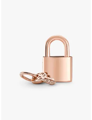 Charm Pendente Lucchetto e Chiave dell'Amore Donna Pandora