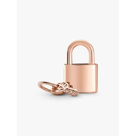Charm Pendente Lucchetto e Chiave dell'Amore Donna Pandora