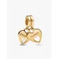 Charm Pendente Cuori Mamma e Figlia Divisibile Donna Pandora Charm Pendente Cuori Mamma e Figlia Divisibile Donna Pandora