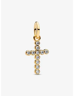 Charm Pendente Croce Luminosa placcatura Oro 14Kt Donna Pandora - category_name - XDMG De Marchi Gianotti