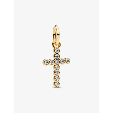 Charm Pendente Croce Luminosa placcatura Oro 14Kt Donna Pandora - category_name - XDMG De Marchi Gianotti
