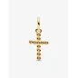 Charm Pendente Croce Luminosa placcatura Oro 14Kt Donna Pandora