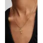 Charm Pendente Croce Luminosa placcatura Oro 14Kt Donna Pandora