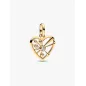 Charm Medallion Dorato Cuore e Raggi Donna Pandora