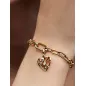 Charm Medallion Dorato Cuore e Raggi Donna Pandora