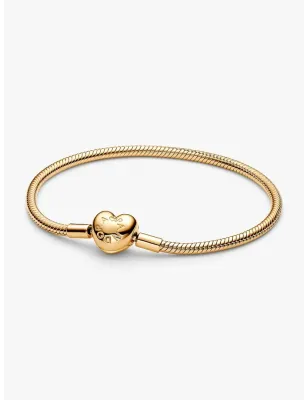 Bracciale Dorato Maglia Snake Chiusura Cuore cm.18 Donna Pandora - category_name - XDMG De Marchi Gianotti