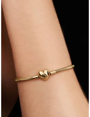 Bracciale Dorato Maglia Snake Chiusura Cuore cm.18 Donna Pandora - category_name - XDMG De Marchi Gianotti