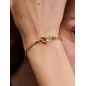 Bracciale Maglia Geometrica Chiusura Moschettone cm.19 Pandora