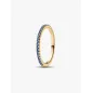 Anello Pavé Dorato Fascia Sottile Blu mis.50 Donna Pandora Anello Pavé Dorato Fascia Sottile Blu mis.50 Donna Pandora