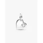 Charm Pendente Cuore con Pietra Bianca Madreperla Giugno Pandora