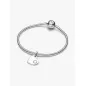 Charm Pendente Cuore con Pietra Bianca Madreperla Giugno Pandora