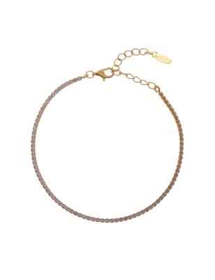 BRACCIALE TENNISMANIA ZIRCONI BIANCHI DONNA AMEN 