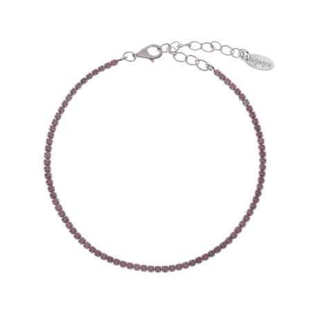 BRACCIALE TENNISMANIA ZIRCONI MARRONI DONNA AMEN  BT1BMA17 AMEN
