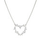 Collana Colour Wave Cuore Pietre Bianche Donna Nomination