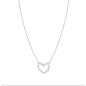 Collana Colour Wave Cuore Pietre Bianche Donna Nomination