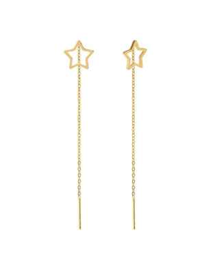 Orecchini Dorati Ritmatika Lunghi Stella Donna Nomination - category_name - XDMG De Marchi Gianotti